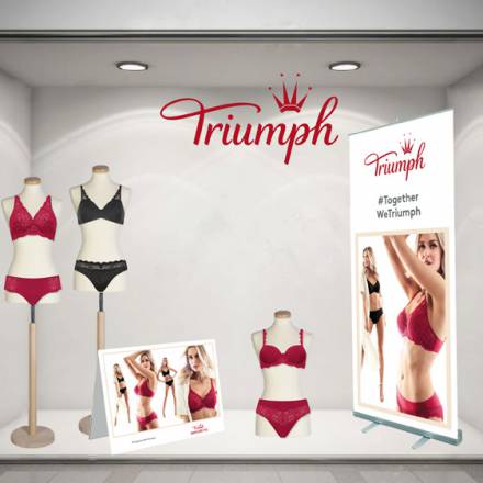 Triumph lancia il concorso vetrine Amourette