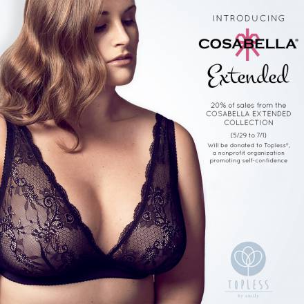 Cosabella lancia la collezione lingerie Taglie Forti
